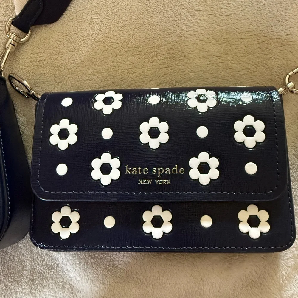 Kate Spade Double Up Daisy Dot Crossbody Bag - Picture 5 of 10